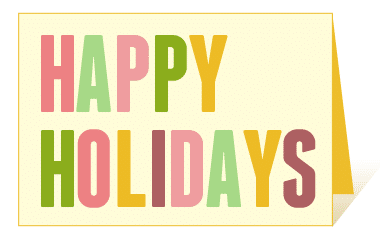 Happy Holidays!